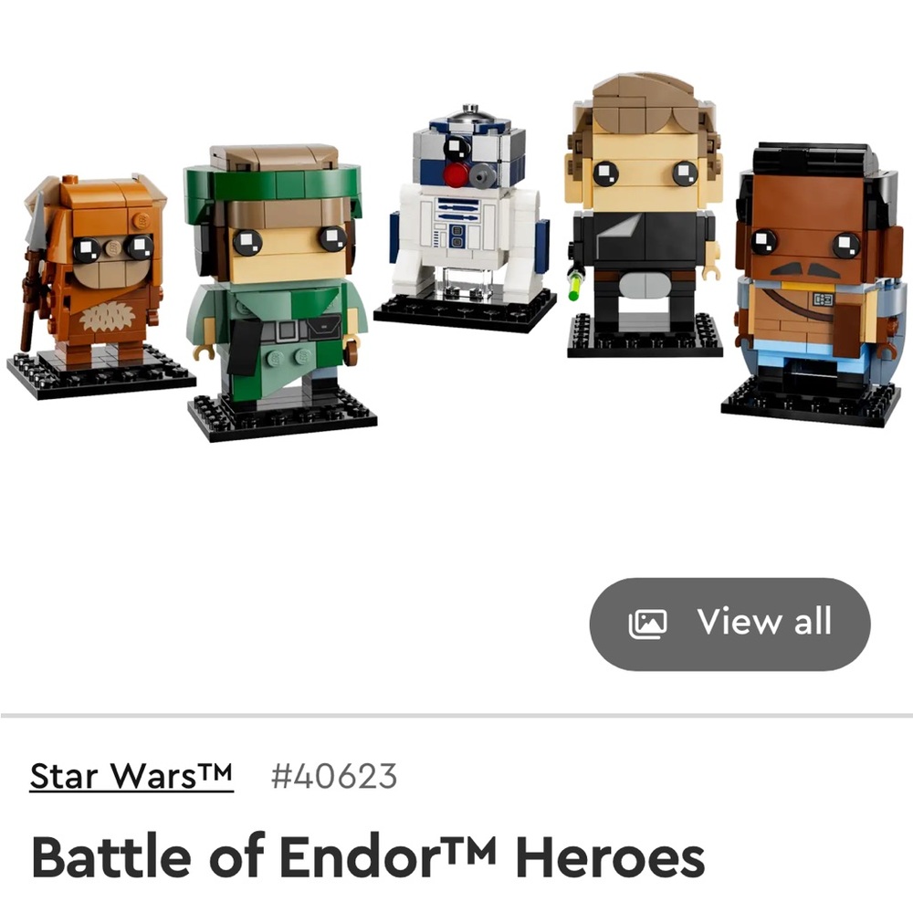 NIB LEGO BRICK HEADZ Star Wars set - Battle of Endor Heroes (Retired)